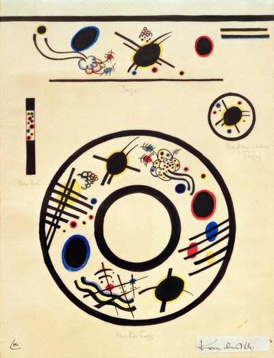 Design for a Cup and Saucer by Wassily Kandinsky